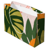 Grand Sac Cadeau Collage Jungle I (Dos Angle)