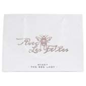 Grand Sac Cadeau Collection d'apiculteurs Classy Hive Garden Fourre (Devant)