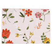 Grand Sac Cadeau collection de fleurs (Dos)