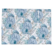 Grand Sac Cadeau Collection Mariage bleu (Dos)