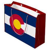 Grand Sac Cadeau Colorado : Le drapeau américain du centenaire (Dos Angle)
