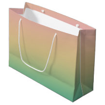 Coloré Ombre Gradient Turquoise Peach rose