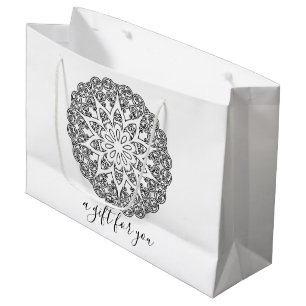 Grand Sac Cadeau Colorez votre propre MANDALA - do-it-yourself Colo