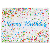 Grand Sac Cadeau Colorful confetti (Devant)