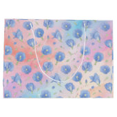 Grand Sac Cadeau Colorful Flower Pattern (Dos)