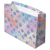 Grand Sac Cadeau Colorful Flower Pattern (Dos Angle)