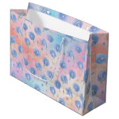 Grand Sac Cadeau Colorful Flower Pattern (Devant Angle)