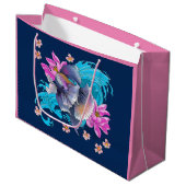 Grand Sac Cadeau Combattant Siamois Betta (Devant Angle)