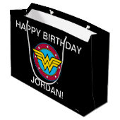 Grand Sac Cadeau Comics DC | Wonder Woman Circle & Stars Logo (Dos Angle)