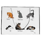 Grand Sac Cadeau Commandes Cat (Dos)