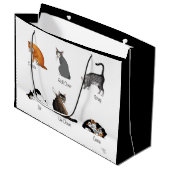 Grand Sac Cadeau Commandes Cat (Devant Angle)