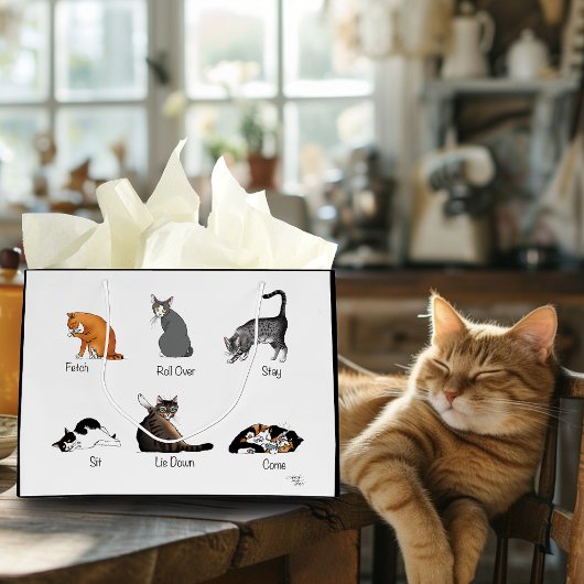 Grand Sac Cadeau Commandes Cat