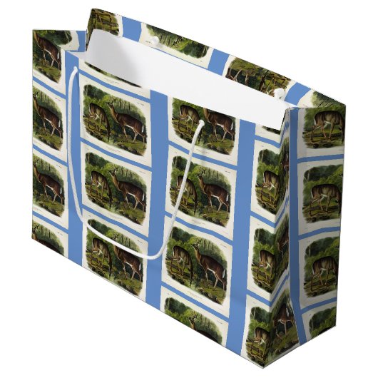 Grand Sac Cadeau Common Deer (Devant Angle)