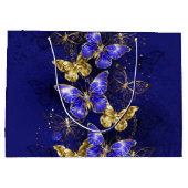 Grand Sac Cadeau Composition avec papillons Sapphire (Dos)