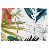 Grand Sac Cadeau Composition tropicale (Dos)