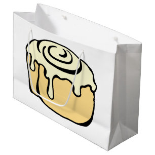 Grand Sac Cadeau Conception de bande dessinée de petit pain de