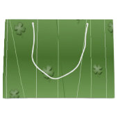 Grand Sac Cadeau Conception de Clover Irlandais (Devant)