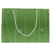 Grand Sac Cadeau Conception de Clover Irlandais (Dos)