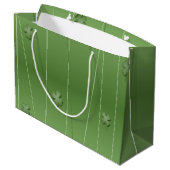 Grand Sac Cadeau Conception de Clover Irlandais (Dos Angle)