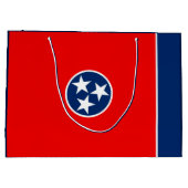 Grand Sac Cadeau Conception de drapeau d'état du Tennessee (Dos)