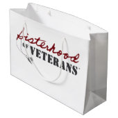Grand Sac Cadeau Conception de fierté militaire des sœurs de vétéra (Dos Angle)