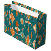 Grand Sac Cadeau Conception de gouttes atomiques (Devant Angle)