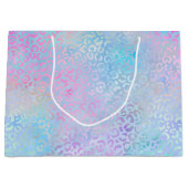 Grand Sac Cadeau Conception de la série Leopard Iridescente 9 (Devant)