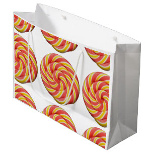 Grand Sac Cadeau Conception de sucrerie de lucette de remous