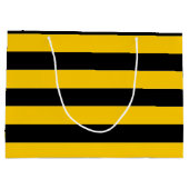 Grand Sac Cadeau Conception des bandes d'abeilles (Dos)
