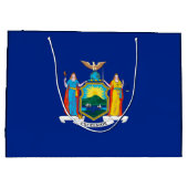 Grand Sac Cadeau Conception du drapeau de l'État de New York (Dos)