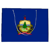 Grand Sac Cadeau Conception du drapeau d'état du Vermont (Dos)