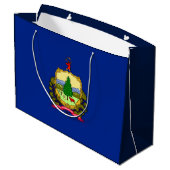 Grand Sac Cadeau Conception du drapeau d'état du Vermont (Dos Angle)