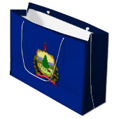 Grand Sac Cadeau Conception du drapeau d'état du Vermont (Devant Angle)