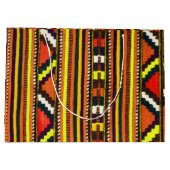 Grand Sac Cadeau Conception jaune indienne indigène (Dos)