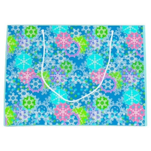 Grand Sac Cadeau Conception nouvelle année (Devant)