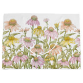 Grand Sac Cadeau Coneflowers Watercolor (Devant)