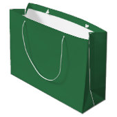 Grand Sac Cadeau Congrats Grad! Personalized green Gift bag (Dos Angle)