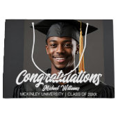 Grand Sac Cadeau Congratulations Graduate Photo Graduation (Devant)