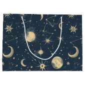 Grand Sac Cadeau Constellation céleste - Nuit étoilée (3) (Dos)