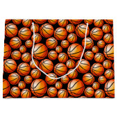 Grand Sac Cadeau Cool Basketball sport carrelé (Devant)