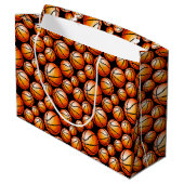 Grand Sac Cadeau Cool Basketball sport carrelé (Dos Angle)