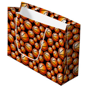 Grand Sac Cadeau Cool Basketball sport carrelé