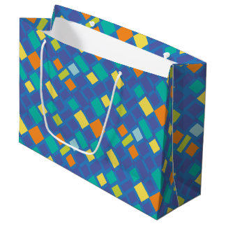 Grand Sac Cadeau Cool Tone checkerboard Kid's  
