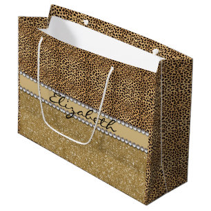 Grand Sac Cadeau COPIE de PHOTO de fausse pierre de parties