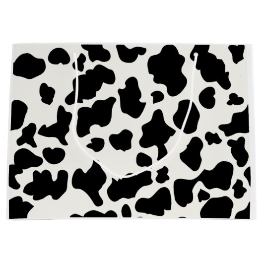 Grand Sac Cadeau Copie de vache (Devant)