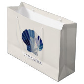 Grand Sac Cadeau Coquillages Cloches de mariage Fête sur la plage b (Devant Angle)