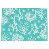 Grand Sac Cadeau Coraux et coquillages de la mer Blanche (Dos)