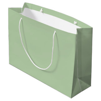 Grand Sac Cadeau Coriander Solid Plain Color