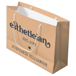 Grand Sac Cadeau Cosmetologue Esthéticien Personnalisé Beautician