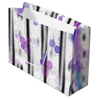 Grand Sac Cadeau Cosmic Bubble Flow